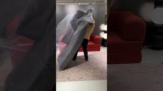 Vacuum compression reduces the volume by 80%, and the outer...