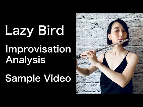 アドリブコピー譜販売中 | Lazy Bird | Bebop Jazz Improvisation | Solo Analysis 【教則本・フレーズ集　販売中】