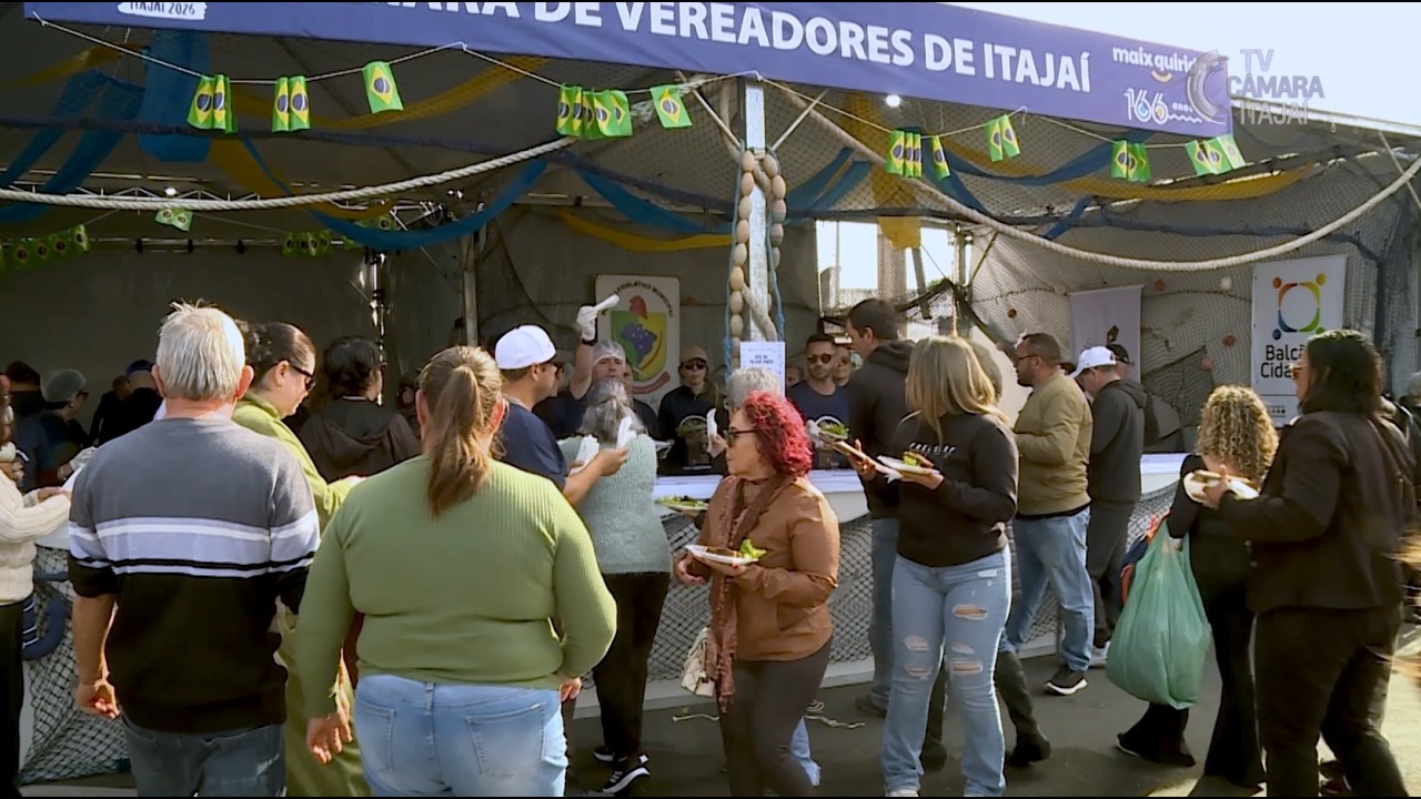 ITAJAÍ 166 ANOS: Barraca do Legislativo é sucesso na Festa do Peixe 2026