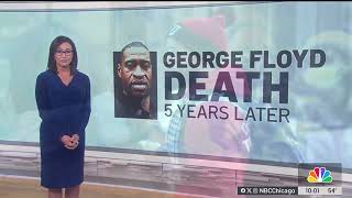 Chicago groups hold rally honoring George Floyd, protesting Trump administration