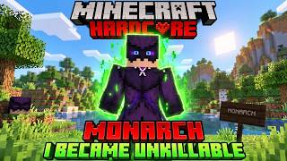 I Became UNKILLABLE as MONARCH in Minecraft Hardcore!