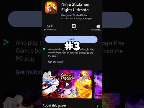 🔥TOP 3 *BEST* NARUTO GAMES FOR ANDROID #shorts #nature