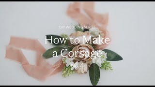 How To Make A Corsage With Fake Flowers