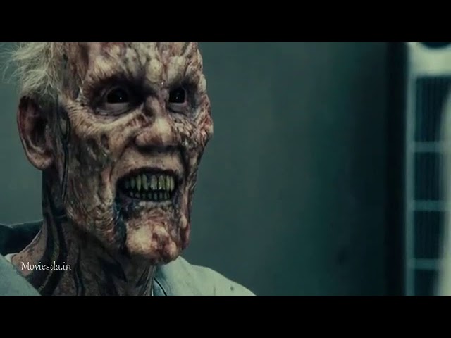 Injected Anti Virus to a Zombie, Resident Evil Extinction Movie