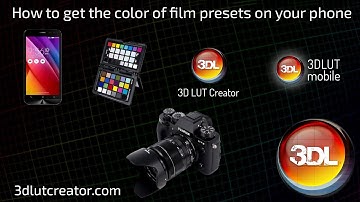 How to get the color of film presets on your phone