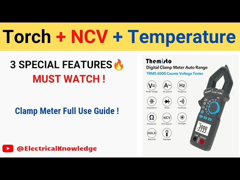 Themisto Clamp Meter Special Features Explained | Full Review & How to Use? Best Clamp Meter #NCV