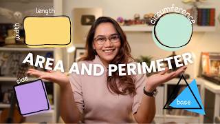 Area and Perimeter of Basic Shapes | Square, Rectangle, Triangle, and Circle