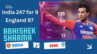 Abhishek Sharma scores 135 in T20I match against England highlights screenshot 2