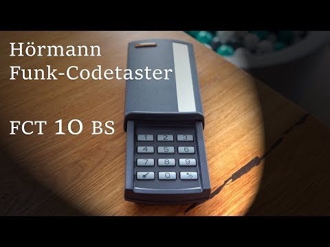 Hörmann FCT 10 BS Funk-Codetaster / Pin Code - Installation, Anbindung an Torantrieb & Review