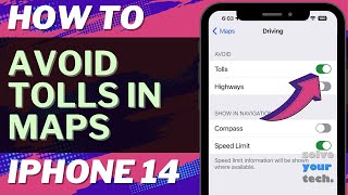 How to Avoid Tolls in Maps on iPhone 14