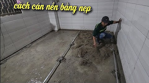 quá trình cán nền ghém móc nhanh chuẩn 99% #727 standard rolling construction