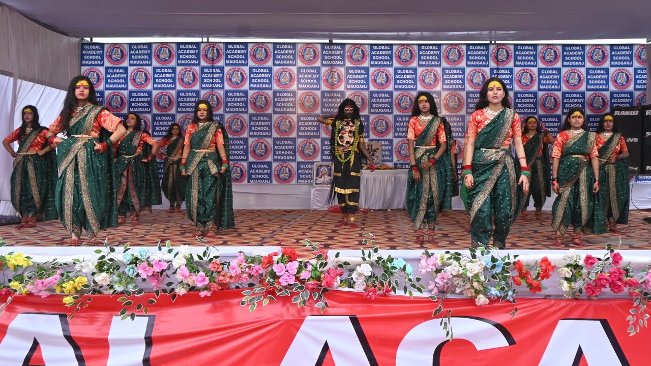 Mahakali Dance Performance #Globalacademycbseschoolmauganj