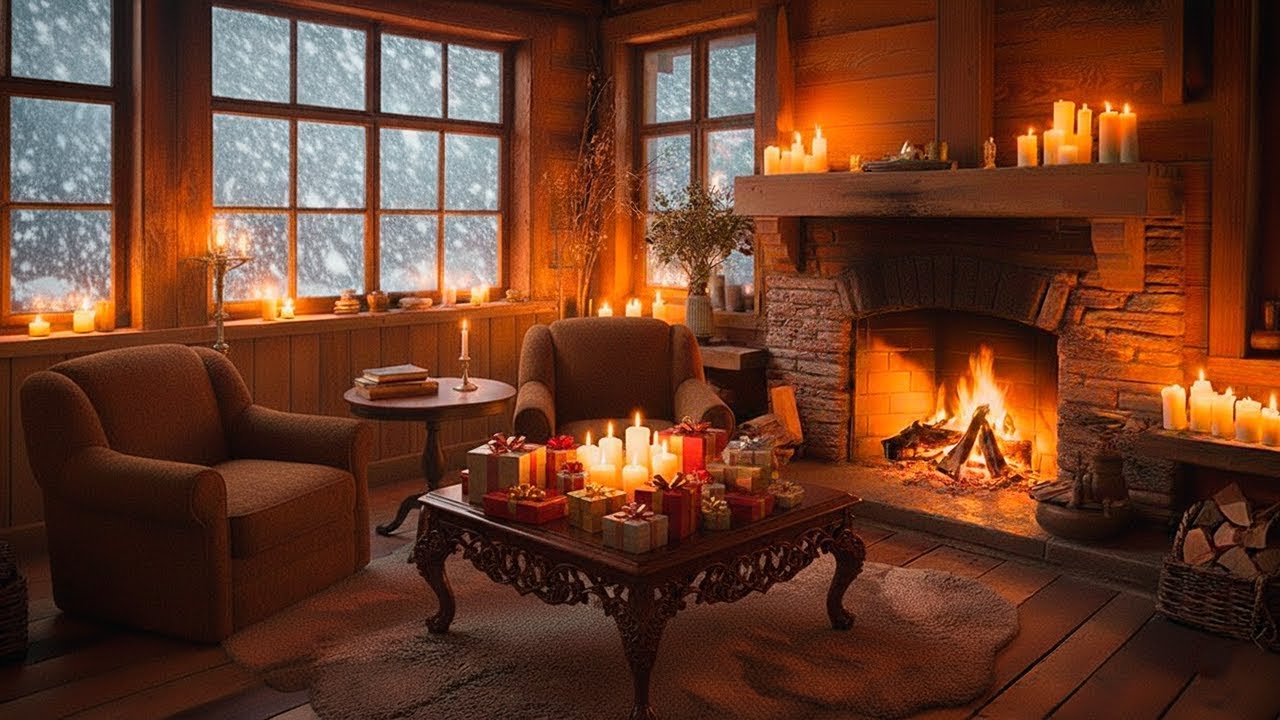 Cozy Winter Coffee Shop ❄️ Smooth Jazz and Piano Instrumentals for Relaxing Nights