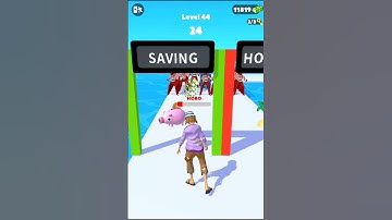 Run Rich 3D 👸🤑 New Level 44-45 Gameplay Android,ios ) | Choco Gaming #shorts