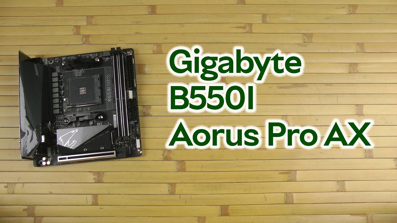 Материнська плата Gigabyte B550I Aorus Pro AX (sAM4, AMD B550, PCI