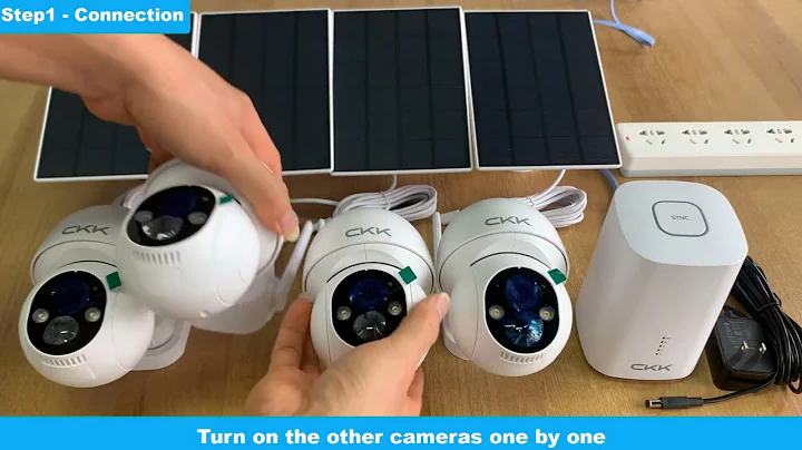 How to view CKK solar camera system on smartphone