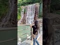 The water falls and me😅#short