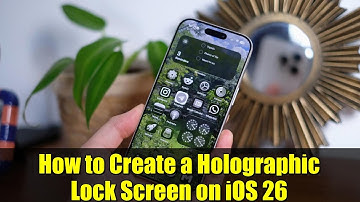 How to Create a Holographic Lock Screen on iOS 26 | Step-by-Step Guide