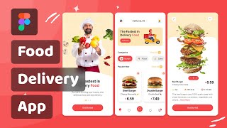 Food Delivery App UI Design in Figma | Tutorial for Beginners