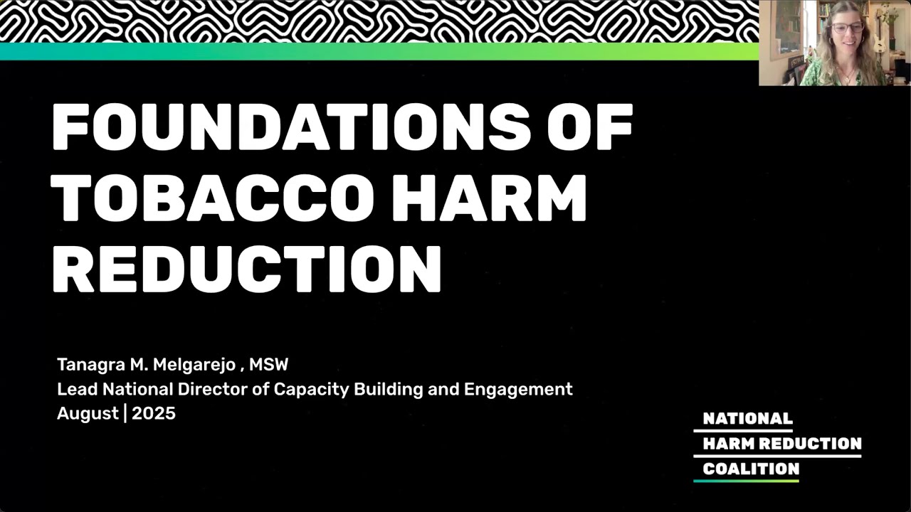 tobacco harm reduction caucus Foundations of Tobacco Harm Reduction (THR)