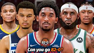I Drafted 30 NBA Teams With The 82-0 Game & Put Them in 2K