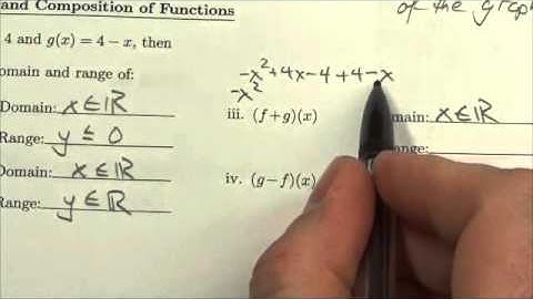 Math 30-1 Functions Review, Comp#1