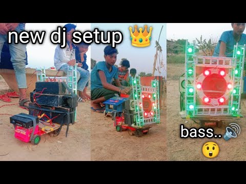 new dj  setup complete 💯🔥😎#how_to_make_small_dj_pickup🛻#viral #minidjpickup 👑