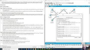 SRWE - 3.4.5 Packet Tracer - Configure Trunks