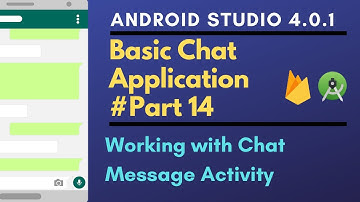 How to make Chat Application using Android Studio #Part 14 | Prego Coding Classes