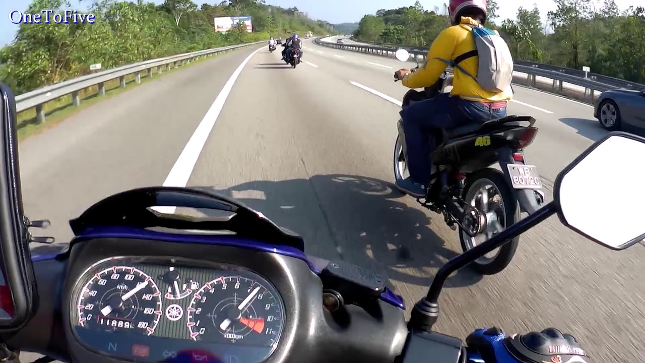 [vlog] Yamaha 125zr ride to sungkai | nasi bamboo sungkai | part 1 ...