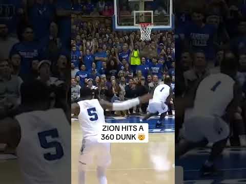 Zion Williamson was out of this world 😱