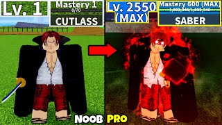 Beating Blox Fruits as Shanks! Lvl 0 to Max Lvl Full Human v4 Awakening Noob to Pro in Blox Fruits!