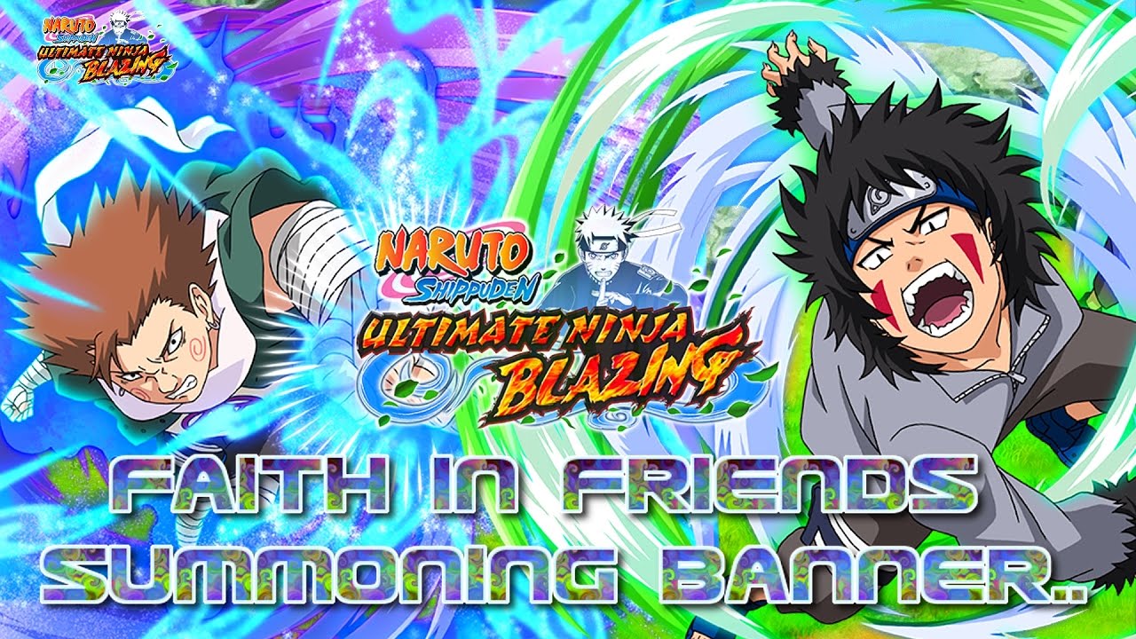 Butterfly Choji x Kiba "Faith in Friends" Summoning Banner | Naruto Shippuden Ultimate Ninja Blazing