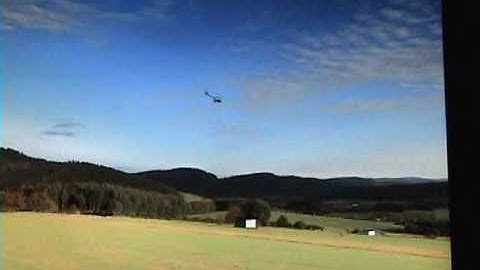 Trex 500 Practicing Inverted Circuit On AFP Deluxe Sim.