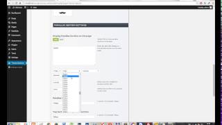 How to create parallax scrolling with full width background in the Richman WordPress theme.