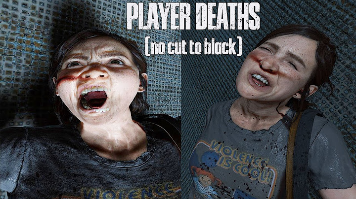 Player Death Animations Without Cutting To Black | The Last of Us Part 2