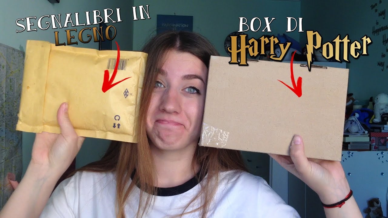 Una BOX di HARRY POTTER ⚡️ & dei SEGNALIBRI in LEGNO 🌳 