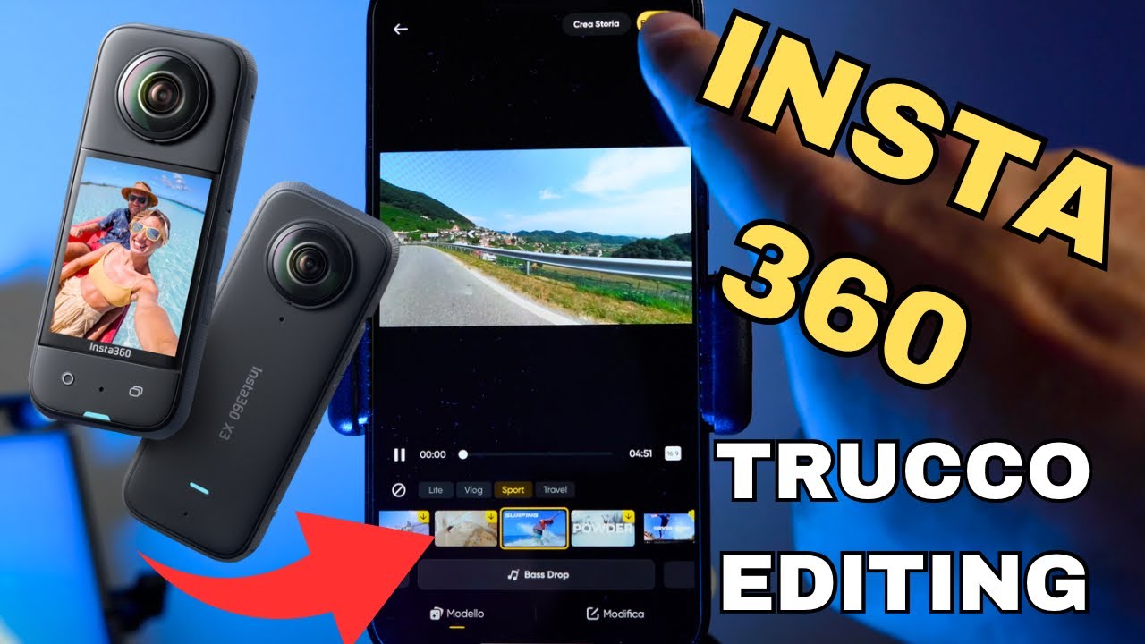 Insta 360 Tutorial INSTA 360...COME EDITARE VELOCEMENTE - YouTube