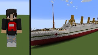 Building The HMHS Britannic In Minecraft [Timelapse] *2025*
