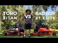 Bad Boy vs Toro Titan Residential Mowers