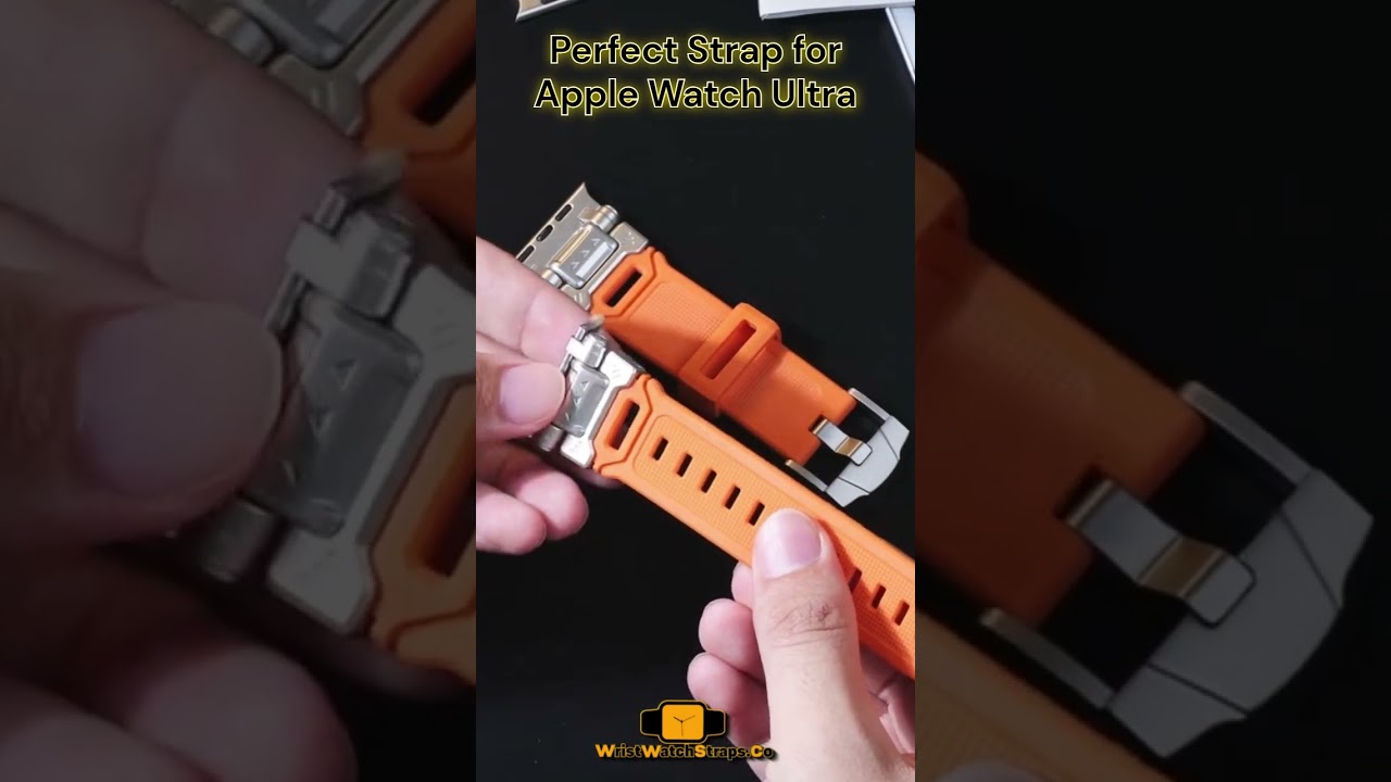 Metal + Silicone Hybrid Watch Strap for Apple Watch