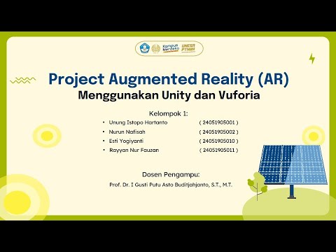 Project Augmented Reality (AR) Menggunakan Unity 6 dan Vuforia - YouTube