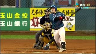 (HD)中職23年 20120511兄弟象VSLamigo桃猿 四上 林泓育 一分打點 一壘安打