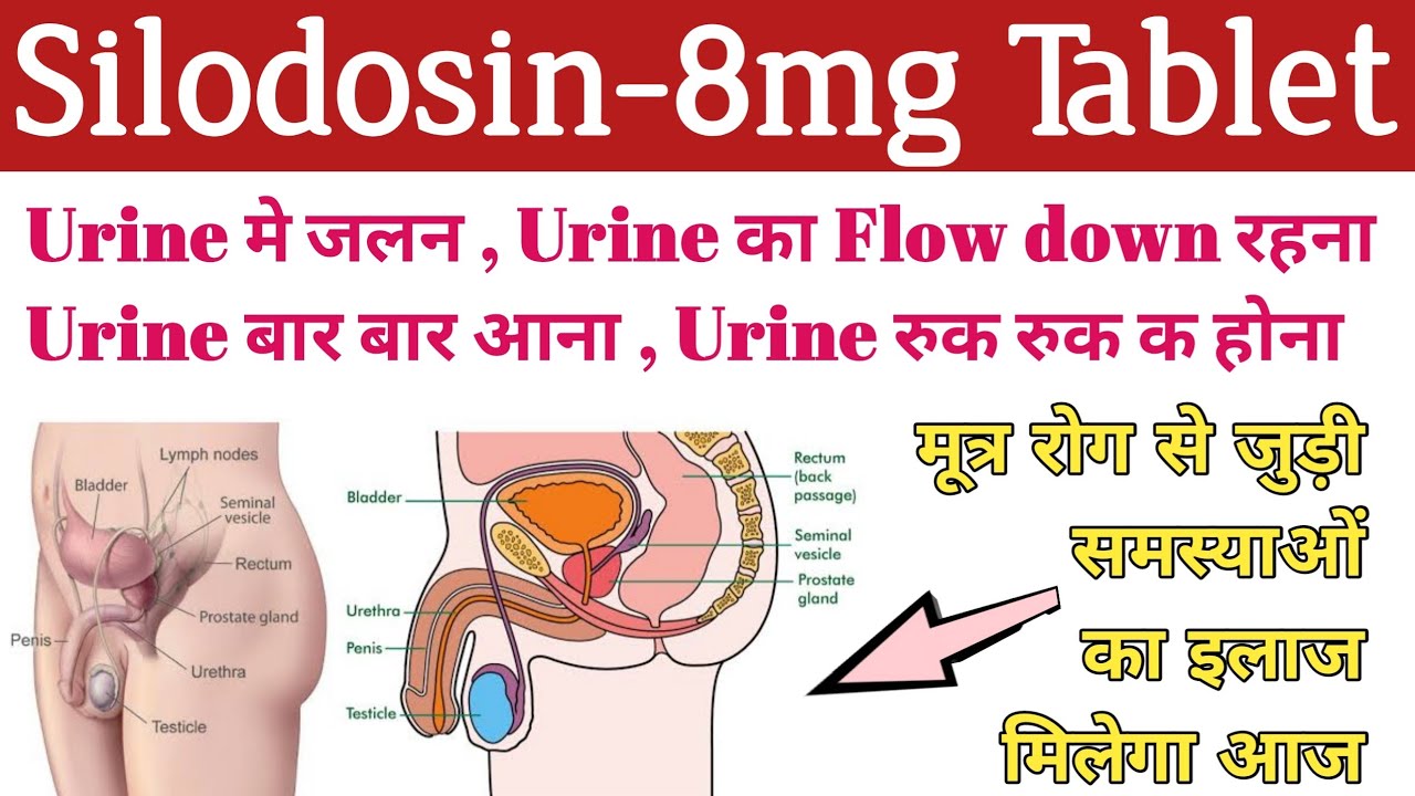 Silodosin capsules 8mg uses | Urine infection medicine | Silodol 8mg uses in hindi | prostagard d 8
