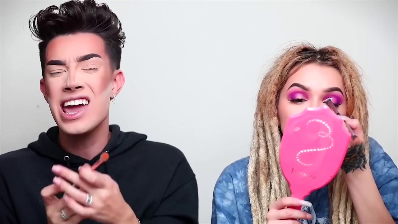 James Charles and Zhavia singing