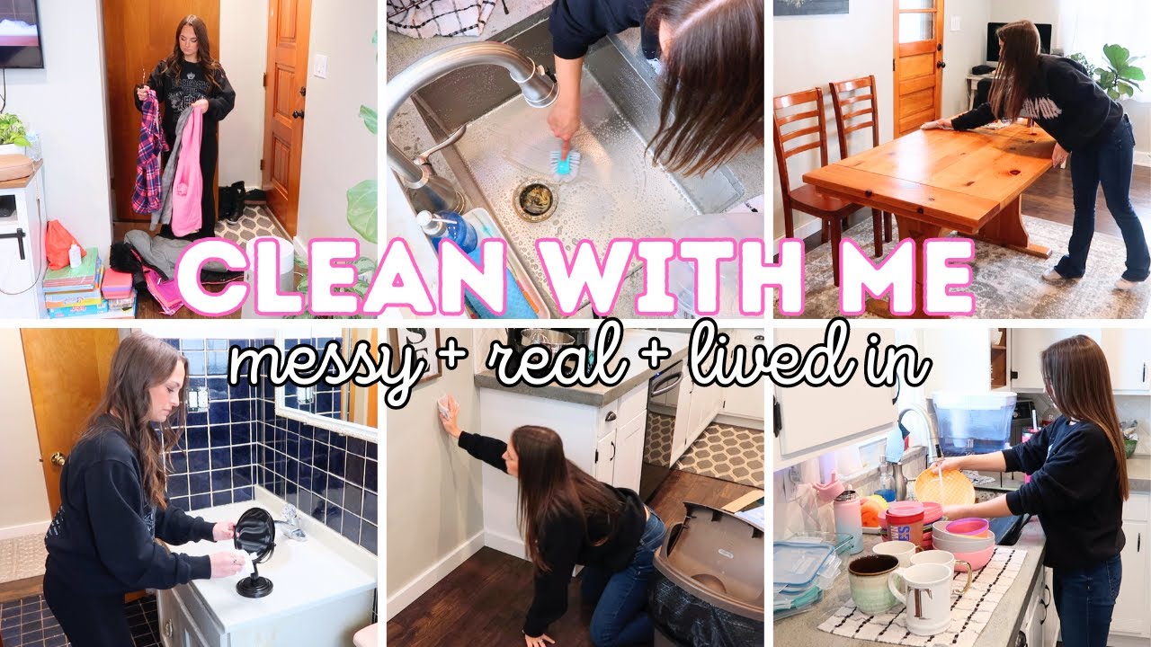 NEW ULTIMATE WHOLE HOUSE CLEAN WITH ME 2024 | MESSY HOUSE ...