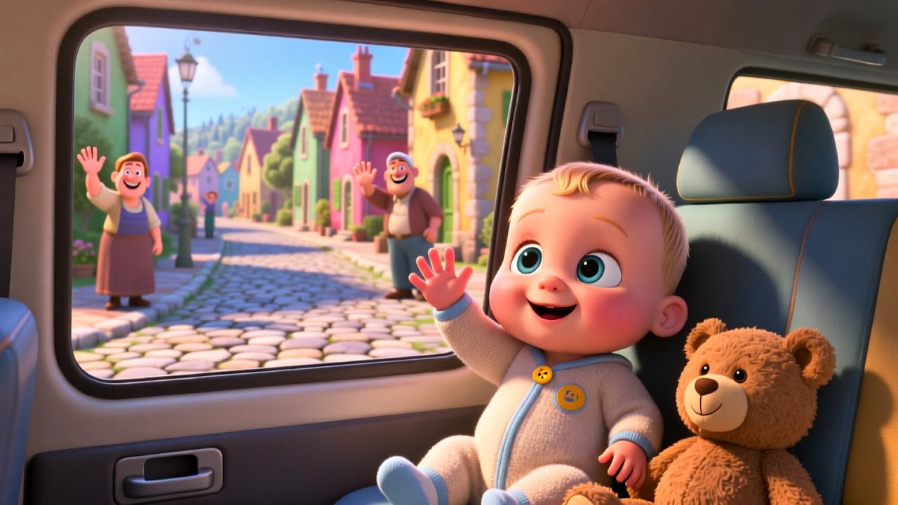 Sunny Van Trip with Baby 🚐😊🍼 | Kids Fantasy Song | Learn Safe Travel and Happy Routines
