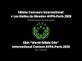 18me concours international les huiles du monde  avpa paris 2020