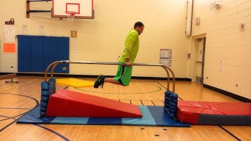 P Bars   Hand Walk with Dips