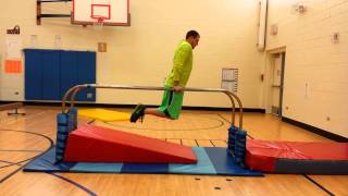 P Bars   Hand Walk with Dips